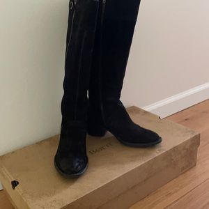 Born ‘Polly’ heeled boot, black; wide shaft